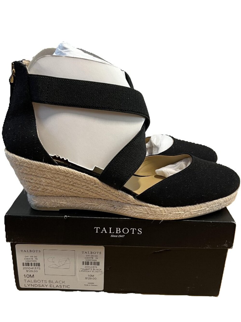 TALBOTS | Black Espadrilles